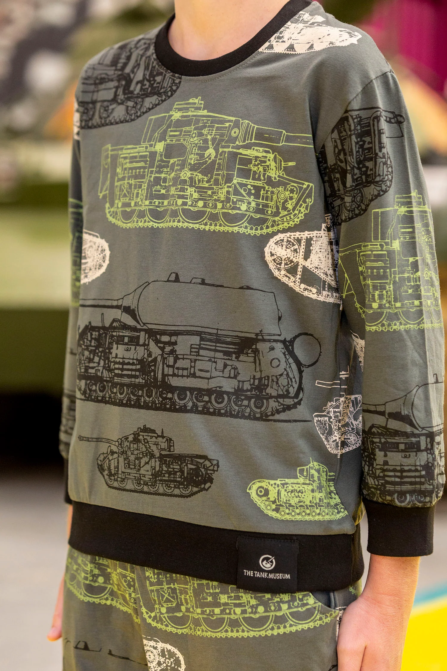 Kids Tank Outline Pyjamas - Image 3