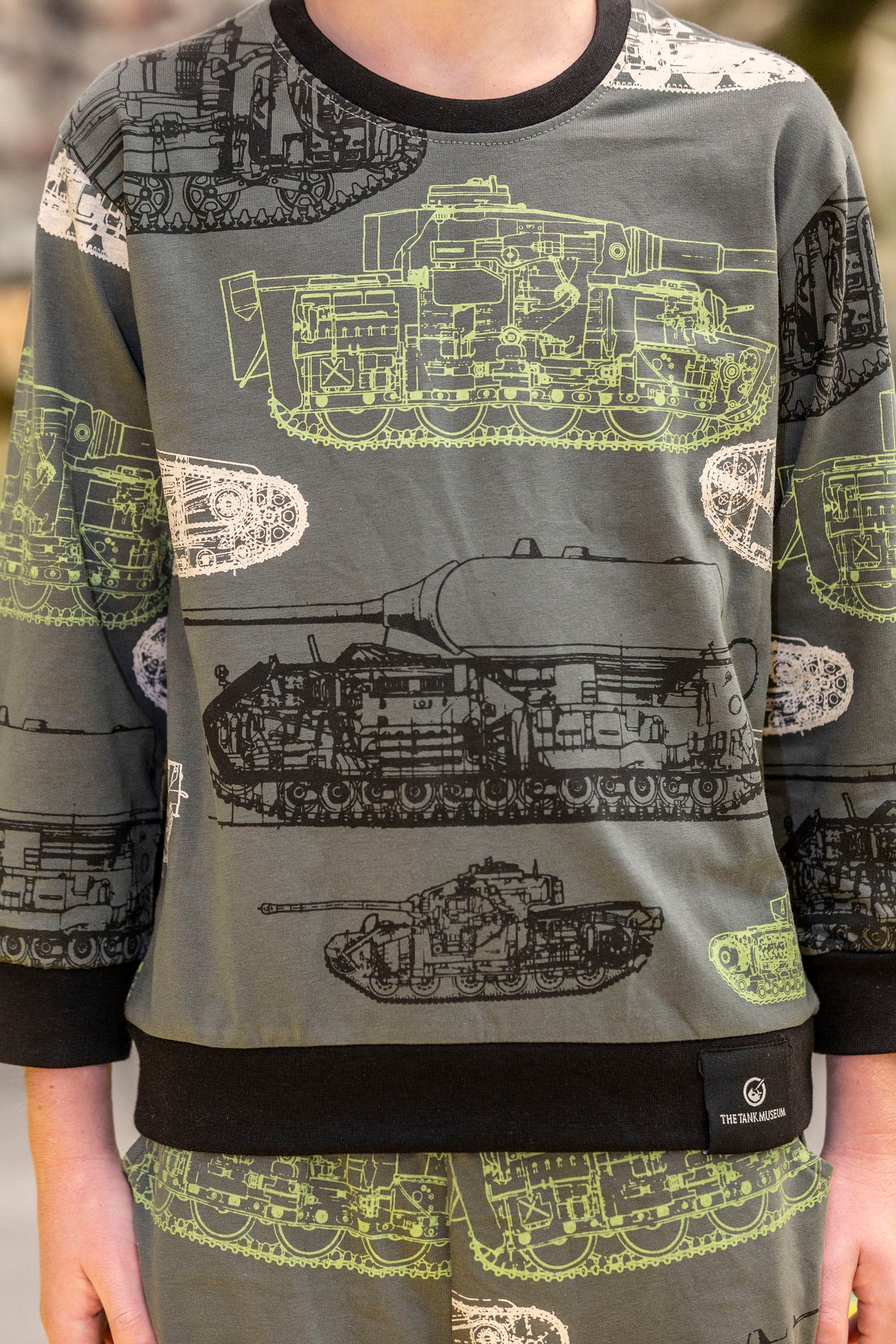 Kids Tank Outline Pyjamas - Image 4