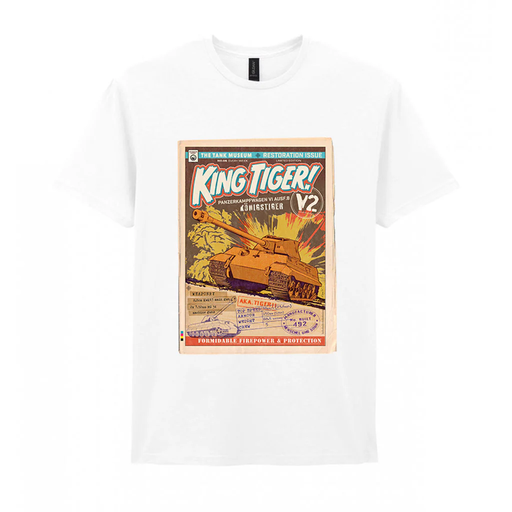 King Tiger Comic T-Shirt - Image 5