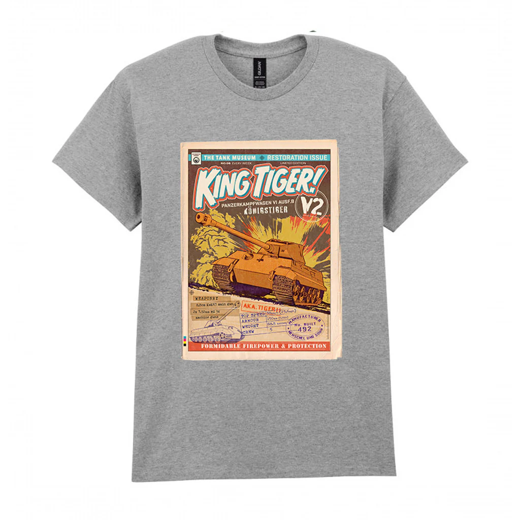 King Tiger Comic T-Shirt - Image 6