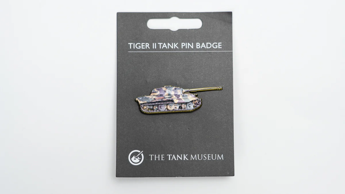 King Tiger Tank Pin Badge - Image 2
