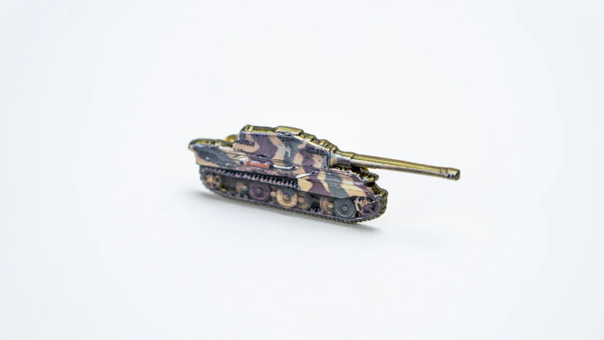 King Tiger Tank Pin Badge - Image 3
