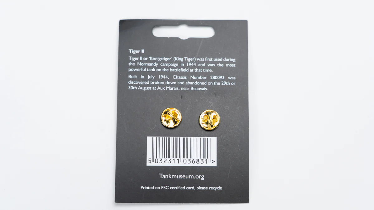 King Tiger Tank Pin Badge - Image 4