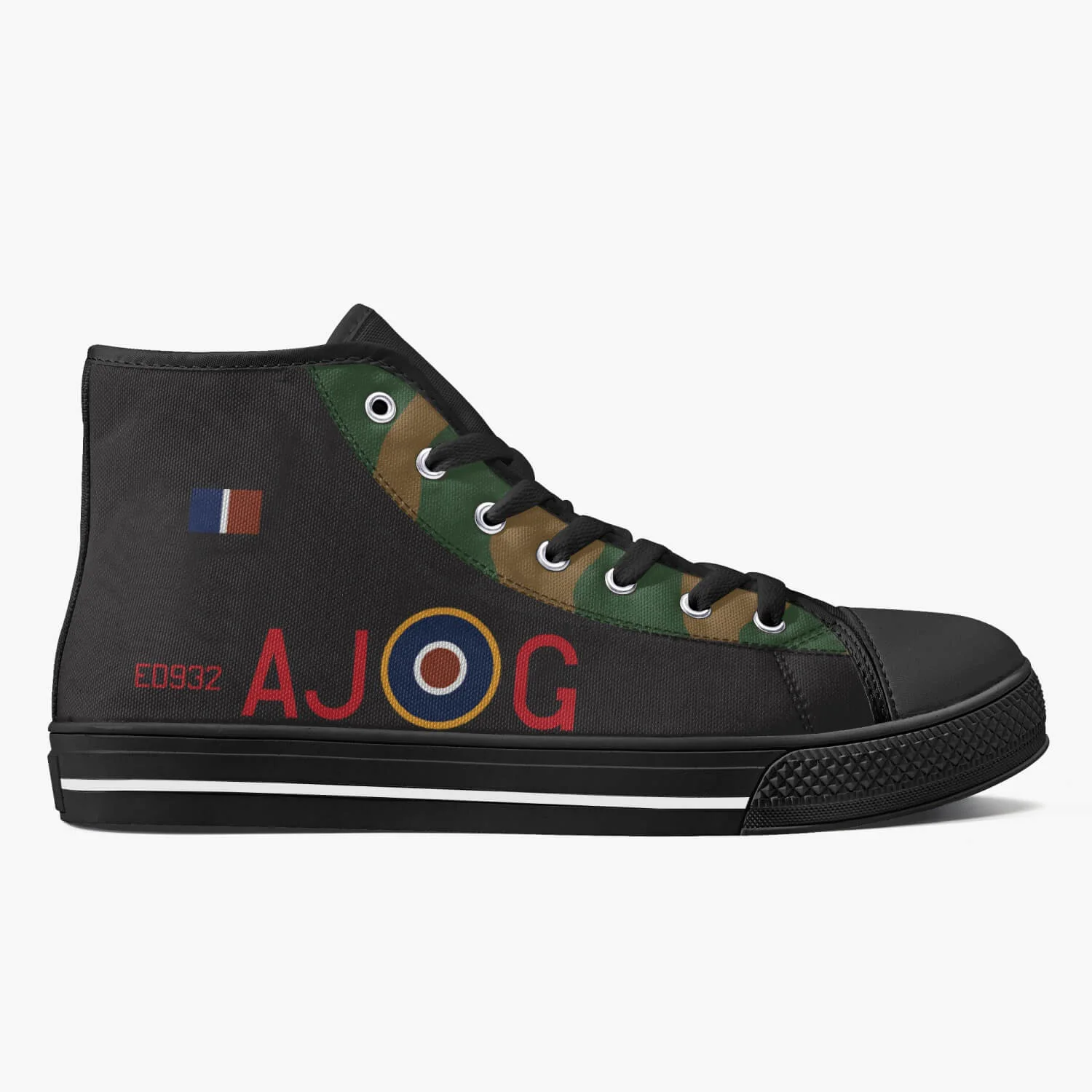 Lancaster AJ-G High Top Canvas Trainer - Image 5