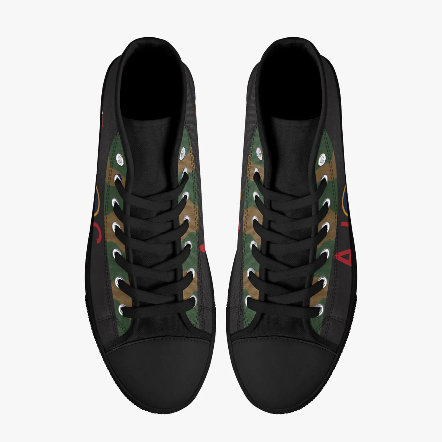 Lancaster AJ-G High Top Canvas Trainer - Image 6