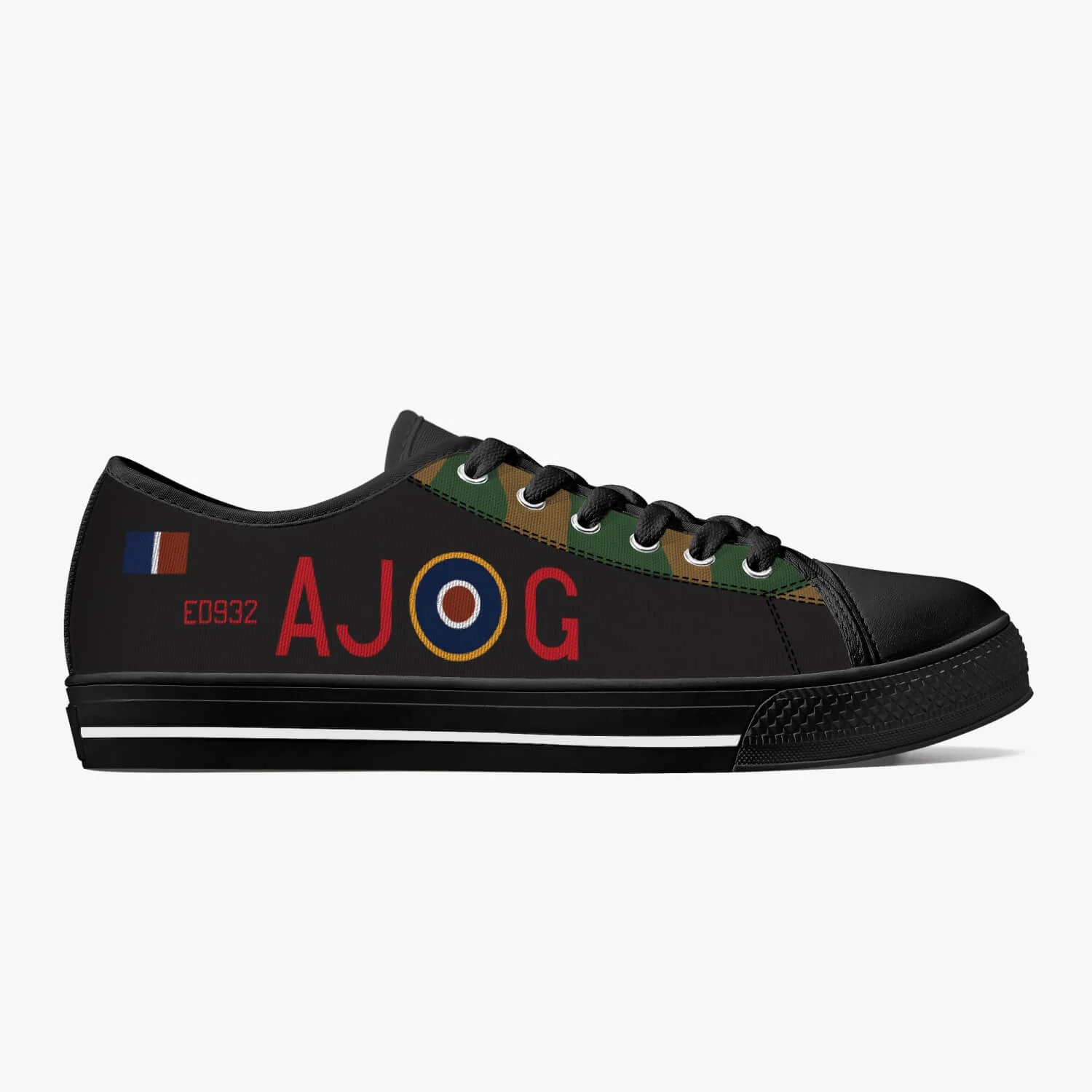 Lancaster AJ-G Low Top Canvas Trainer - Image 5
