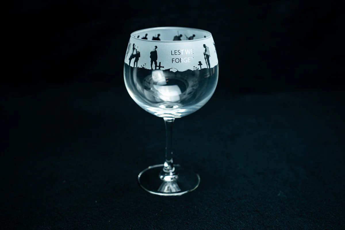 Lest We Forget Gin Balloon Glass - Image 3
