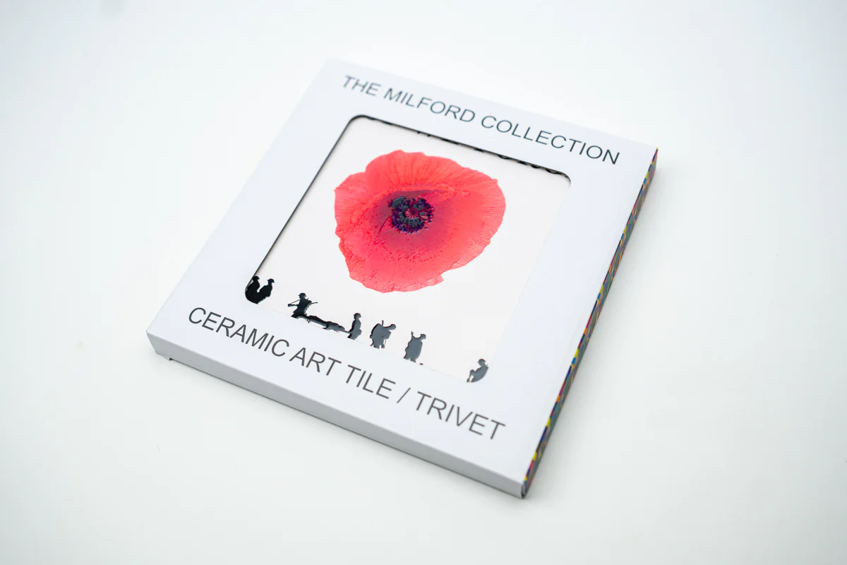 Lest We We Forget Ceramic Art Tile / Trivet - Image 2