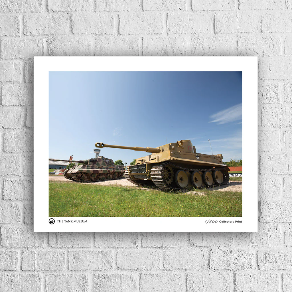 Limited Edition Running Tigers Art Print: Tiger 131 in Foreground - Image 2