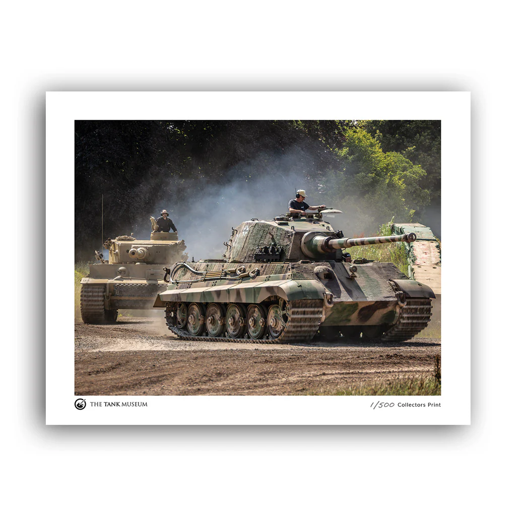 Limited Edition Running Tigers Art Print: Tiger II and 131 On the Move