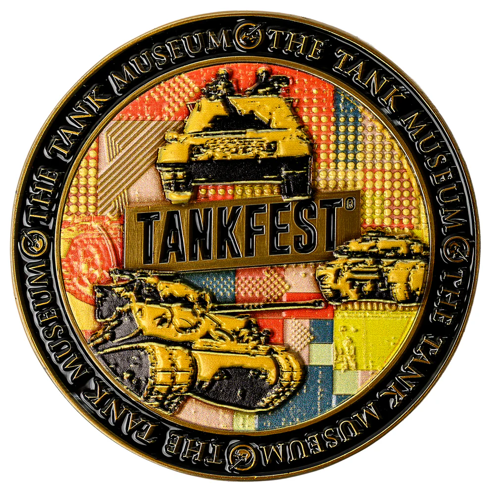 Limited Edition TANKFEST Gold Medallion - Image 3