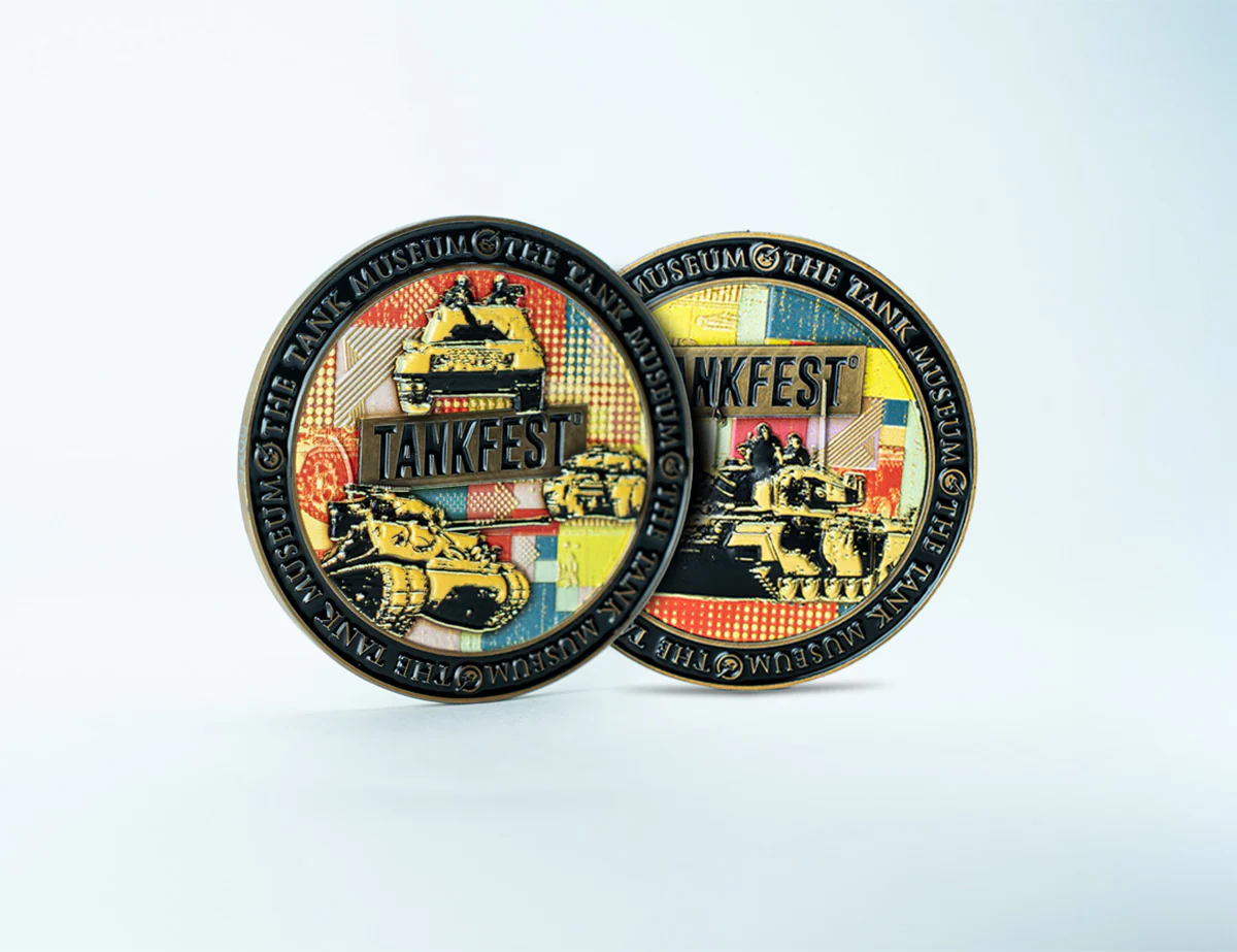 Limited Edition TANKFEST Gold Medallion - Image 5