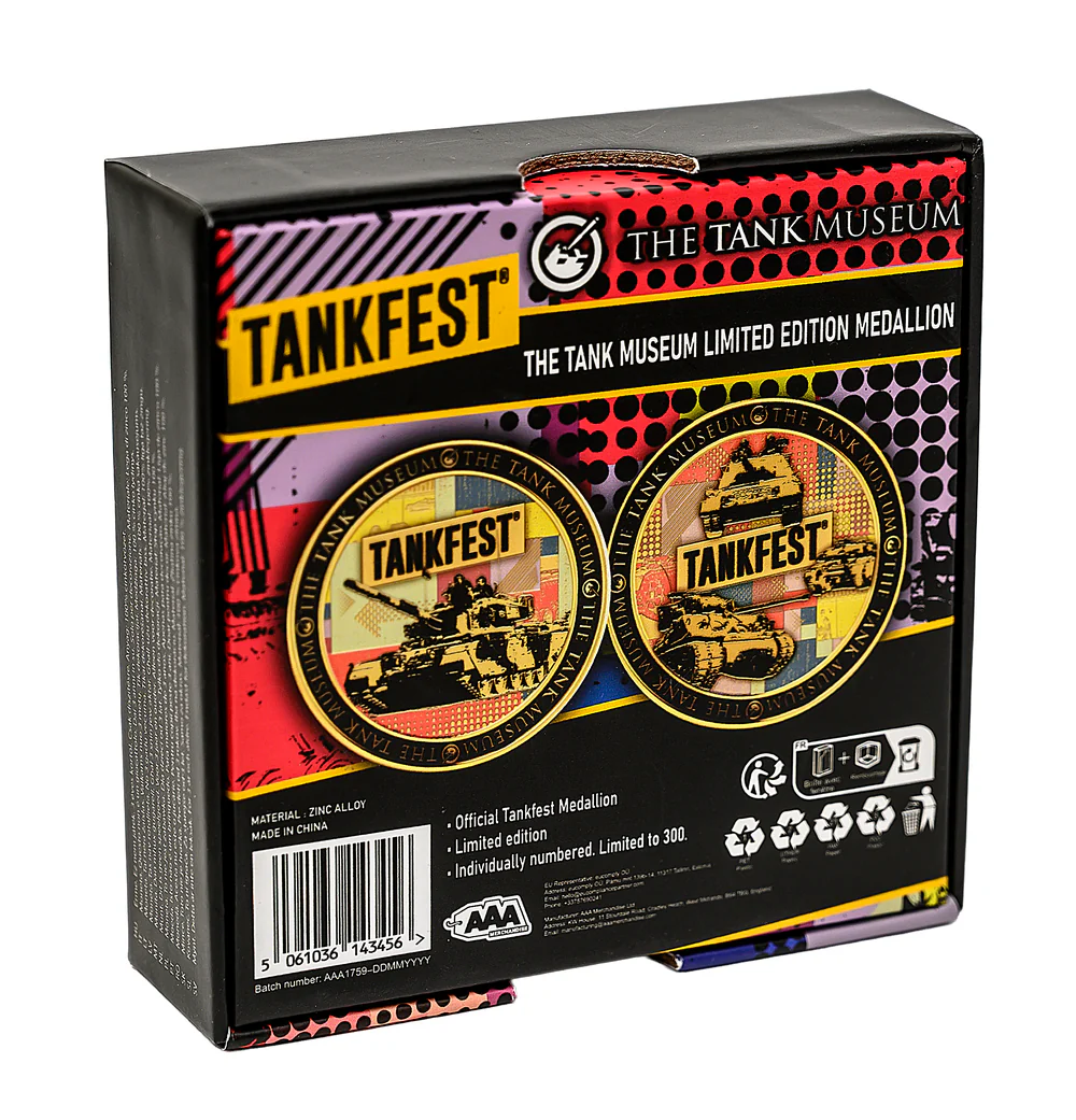 Limited Edition TANKFEST Gold Medallion - Image 7