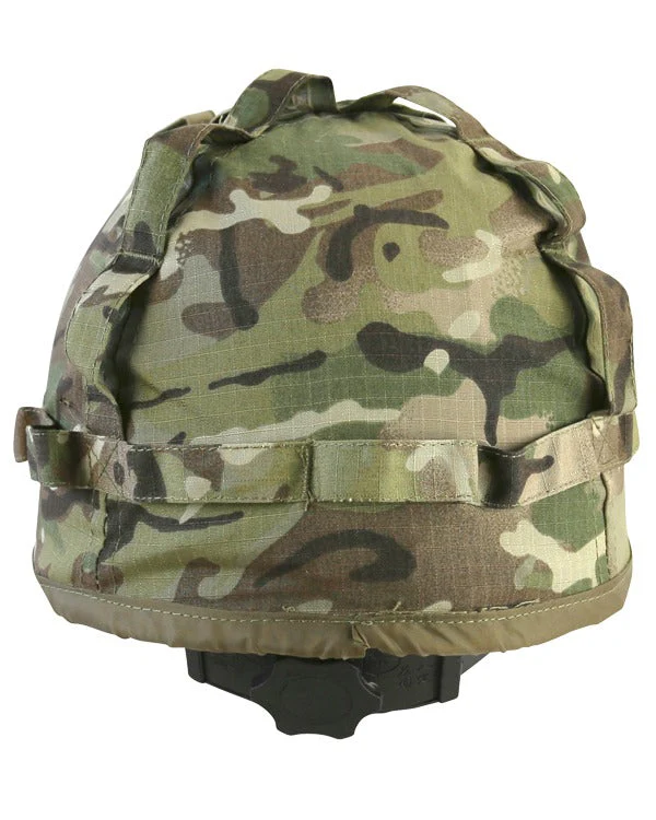 Camo Plastic Helmet with Cover - Image 2