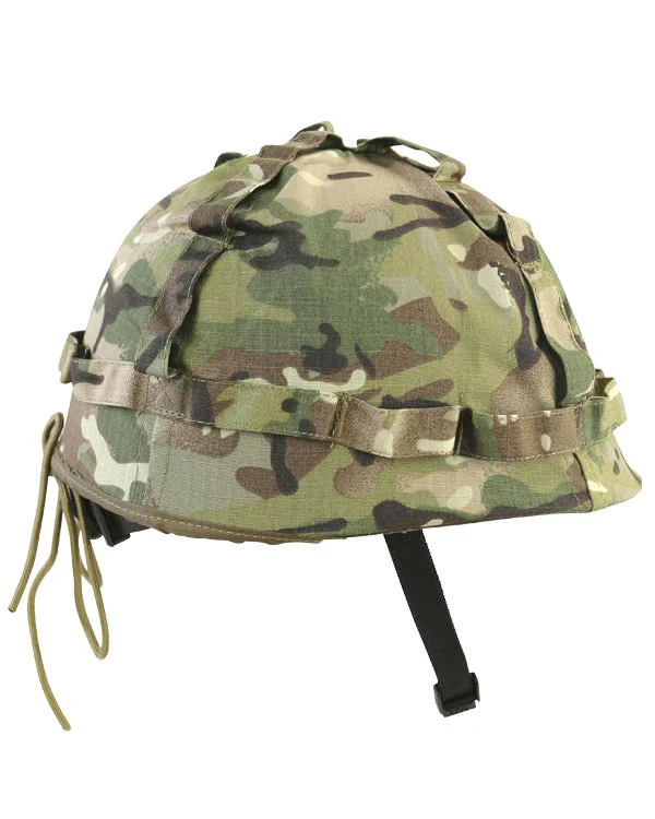 Camo Plastic Helmet with Cover - Image 3