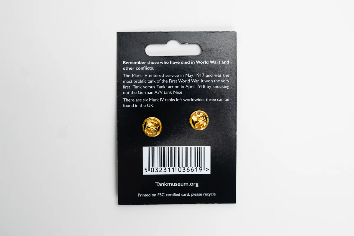 Mark IV Poppy Pin Badge - Image 3