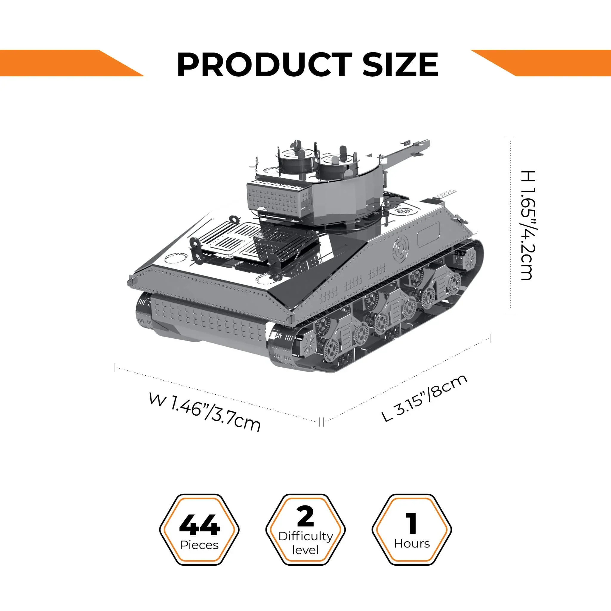 Metal Time: 1/72 Scale M4 Sherman - Image 3