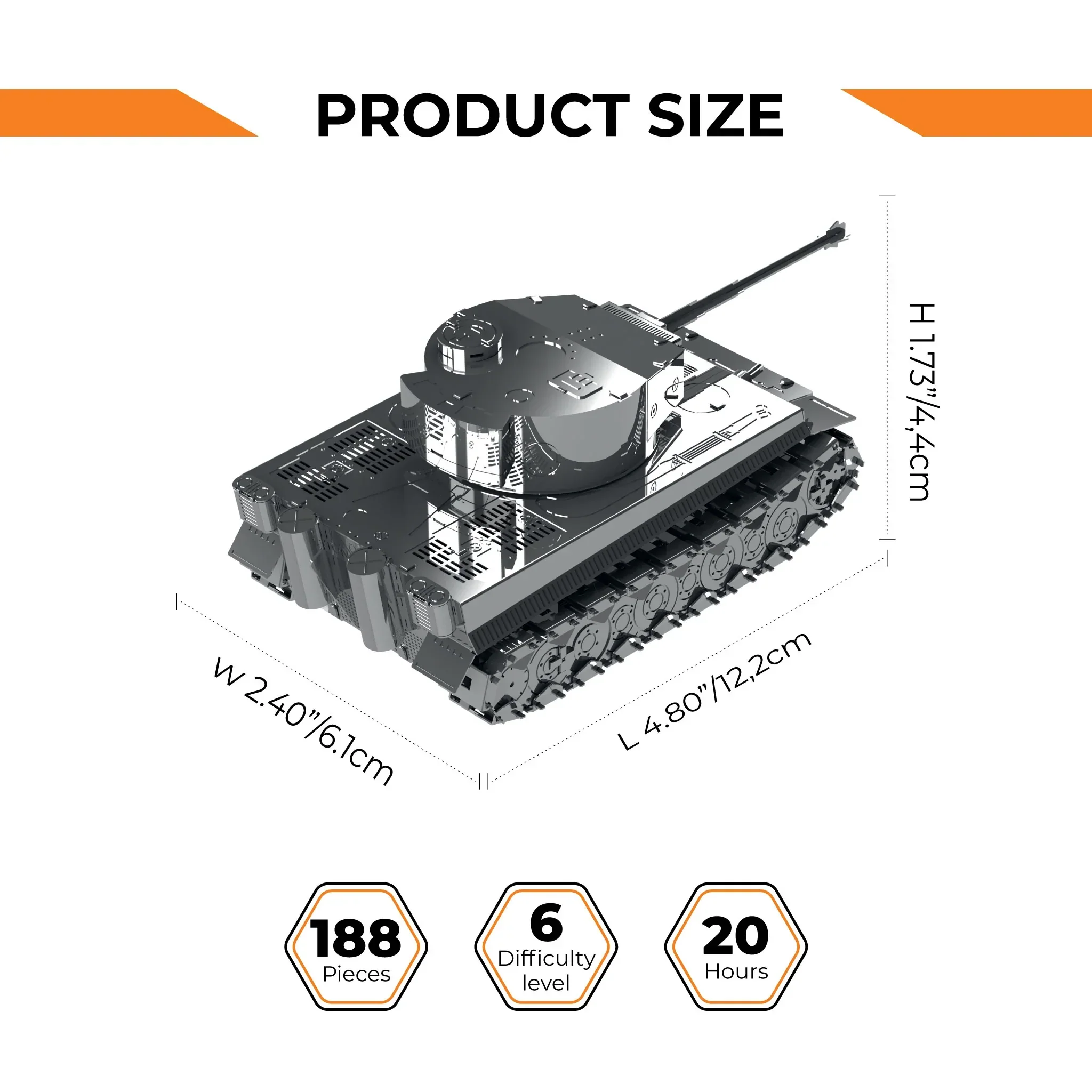 Metal Time: 1/72 Scale Tiger I Set - Image 8