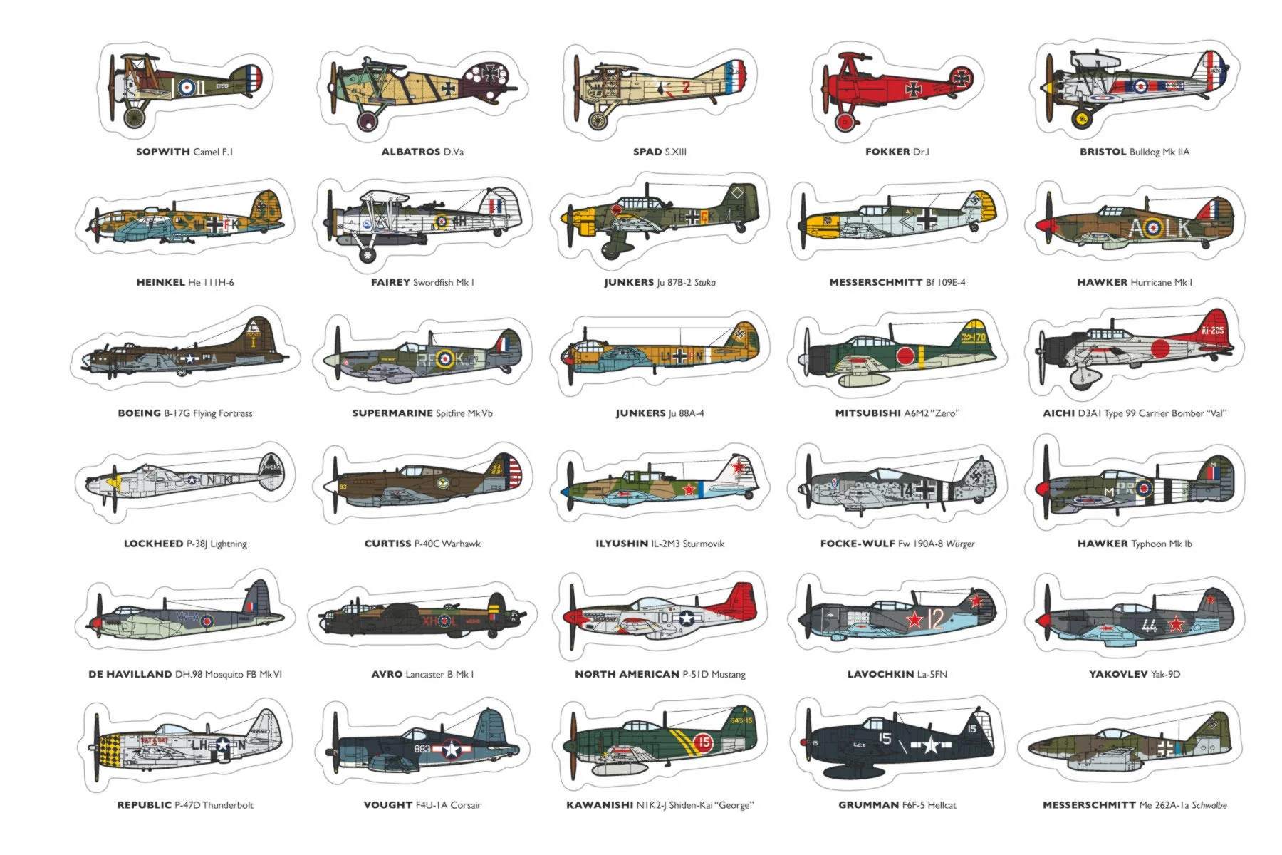 Military Aircraft Colouring Book - Image 3