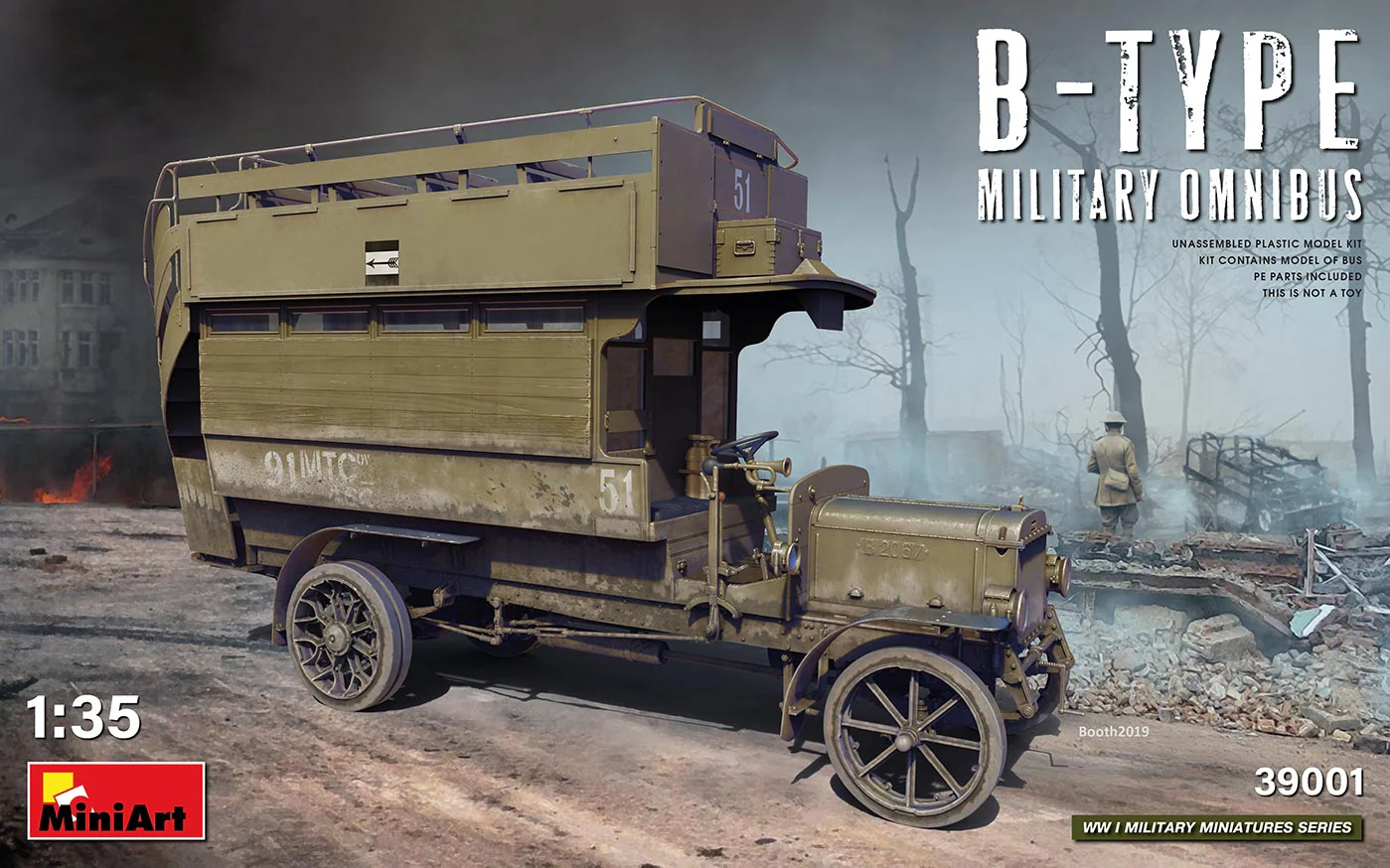 MiniArt 1/35 British Military B-Type Military Omnibus