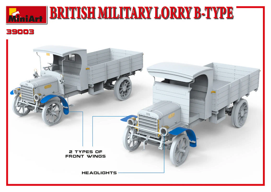 MiniArt 1/35 British Military Lorry B-Type - Image 5