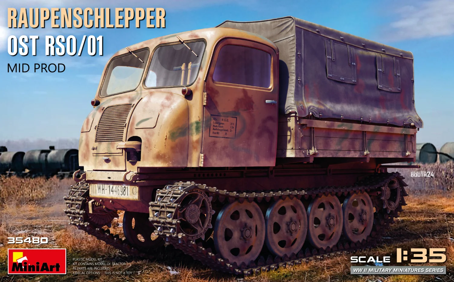 Miniart 1/35 Raupenschlepper Ost RSO/01. Mid