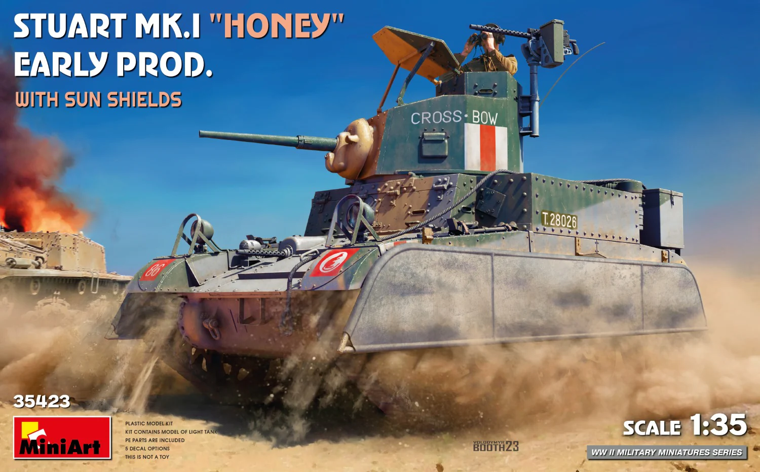 Miniart 1/35 Stuart Mk.I Honey,Early Prod w/ Sun Shield