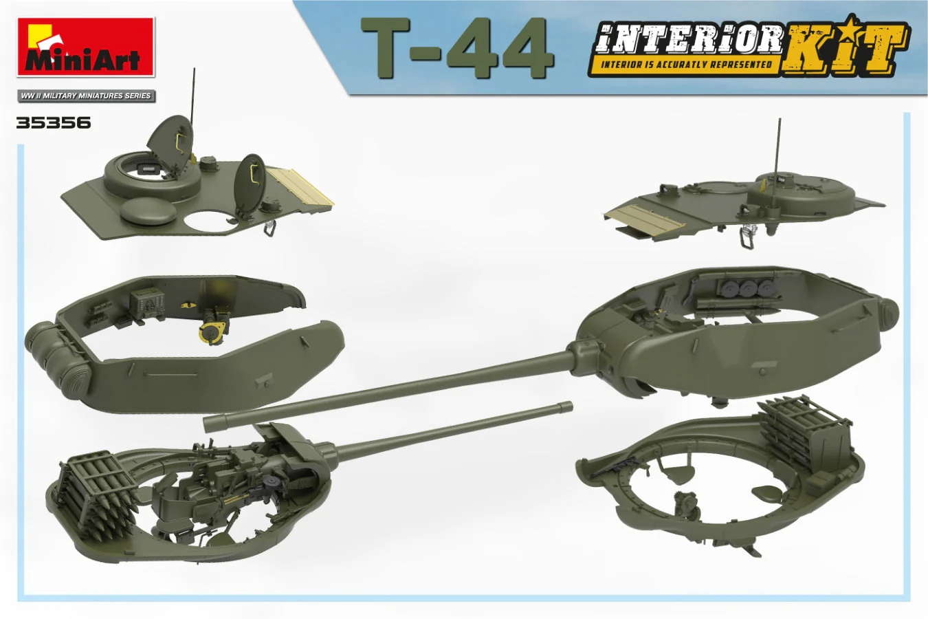 MiniArt 1/35 T-44 Interior Kit - Image 2