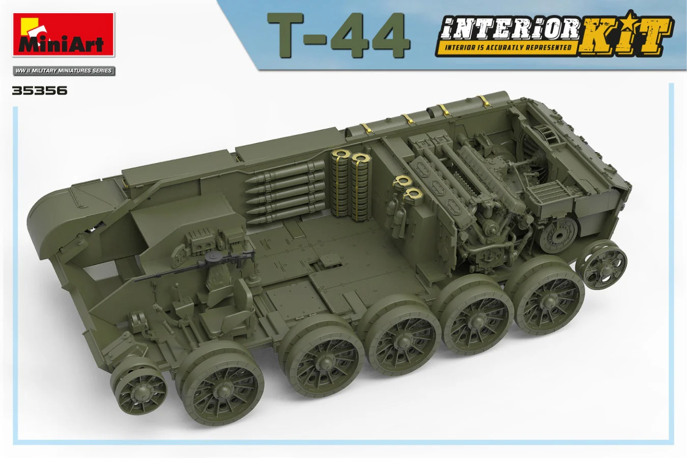 MiniArt 1/35 T-44 Interior Kit - Image 3