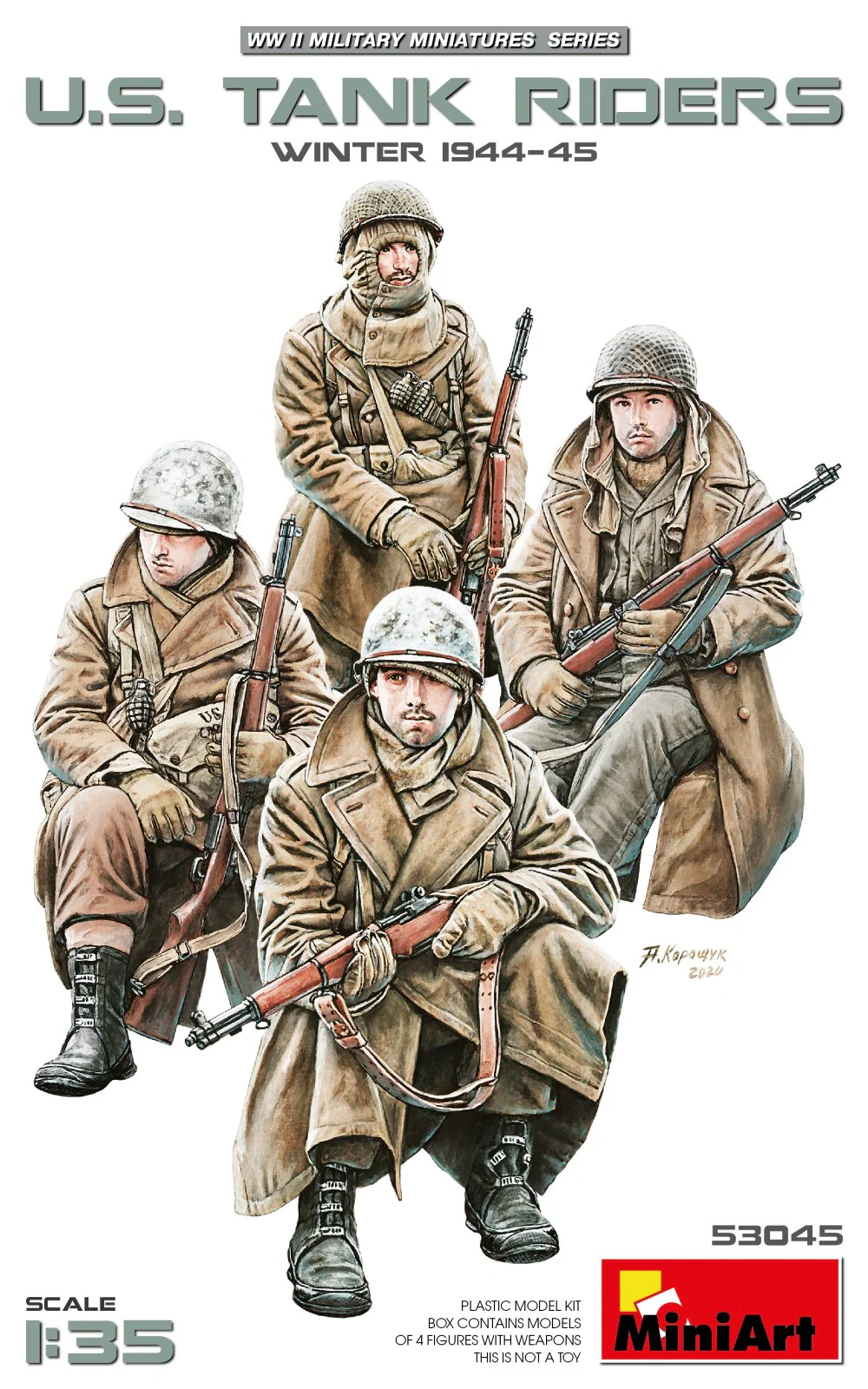 Miniart 1:35 - US Tank Riders Winter 1944-45