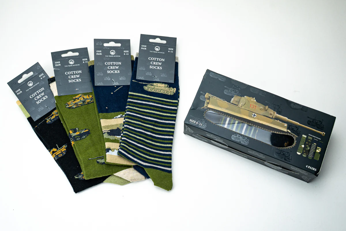New Tank Museum Socks: 4 Pack - Image 3
