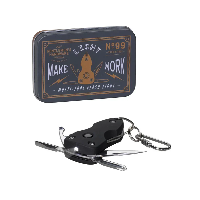 Pocket Multi-Tool with Flashlight