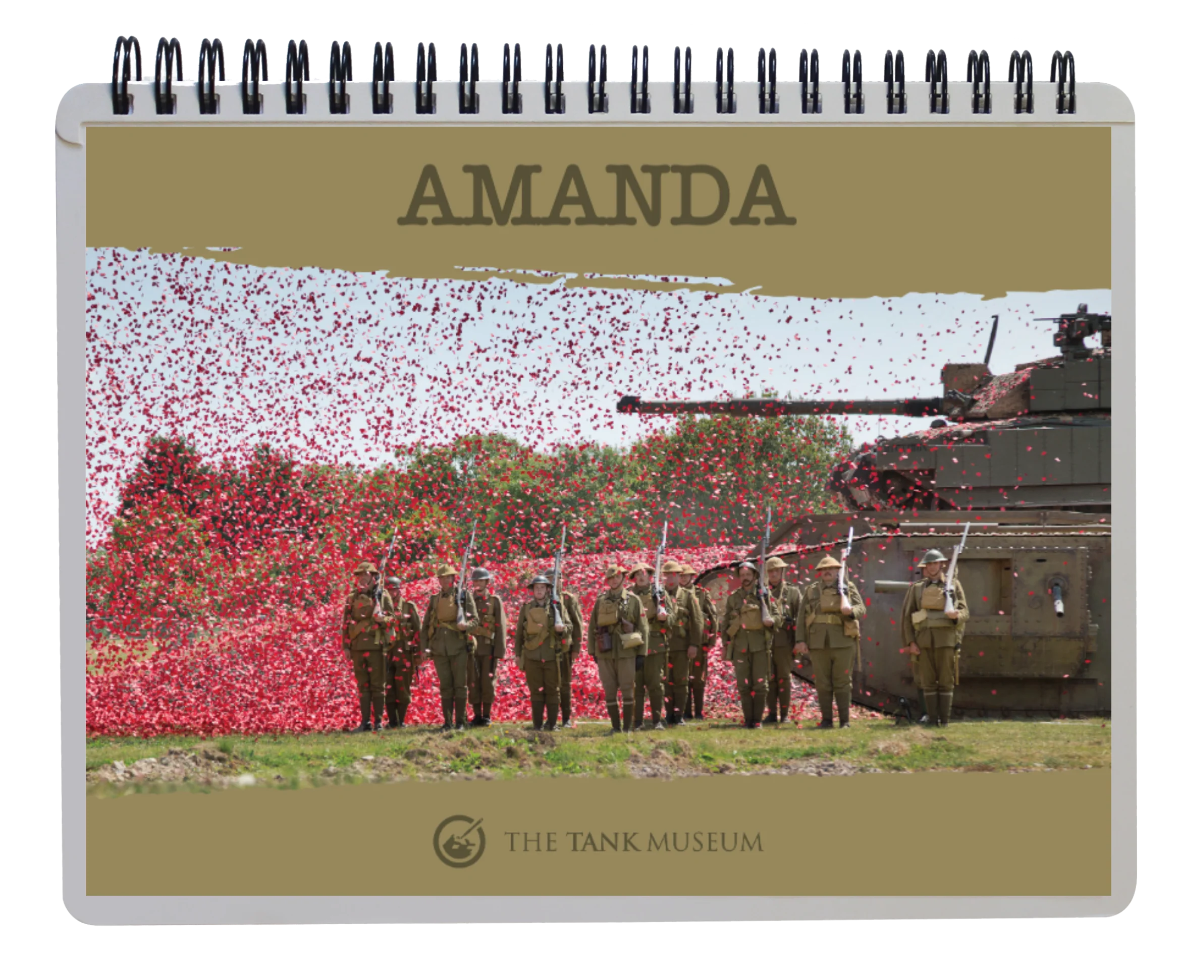 Poppy Personalised Notebook