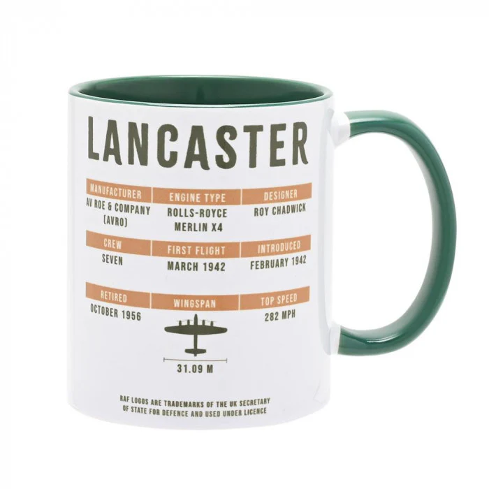 RAF Printed Mug - Lancaster - Image 2