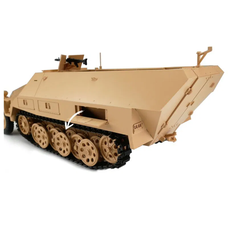 Remote Control: Torro 1/16 RC SdKfz 251/1 Ausf D, Sand - Image 8
