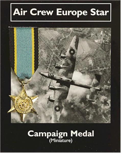 Replica Miniature Air Crew Europe Star