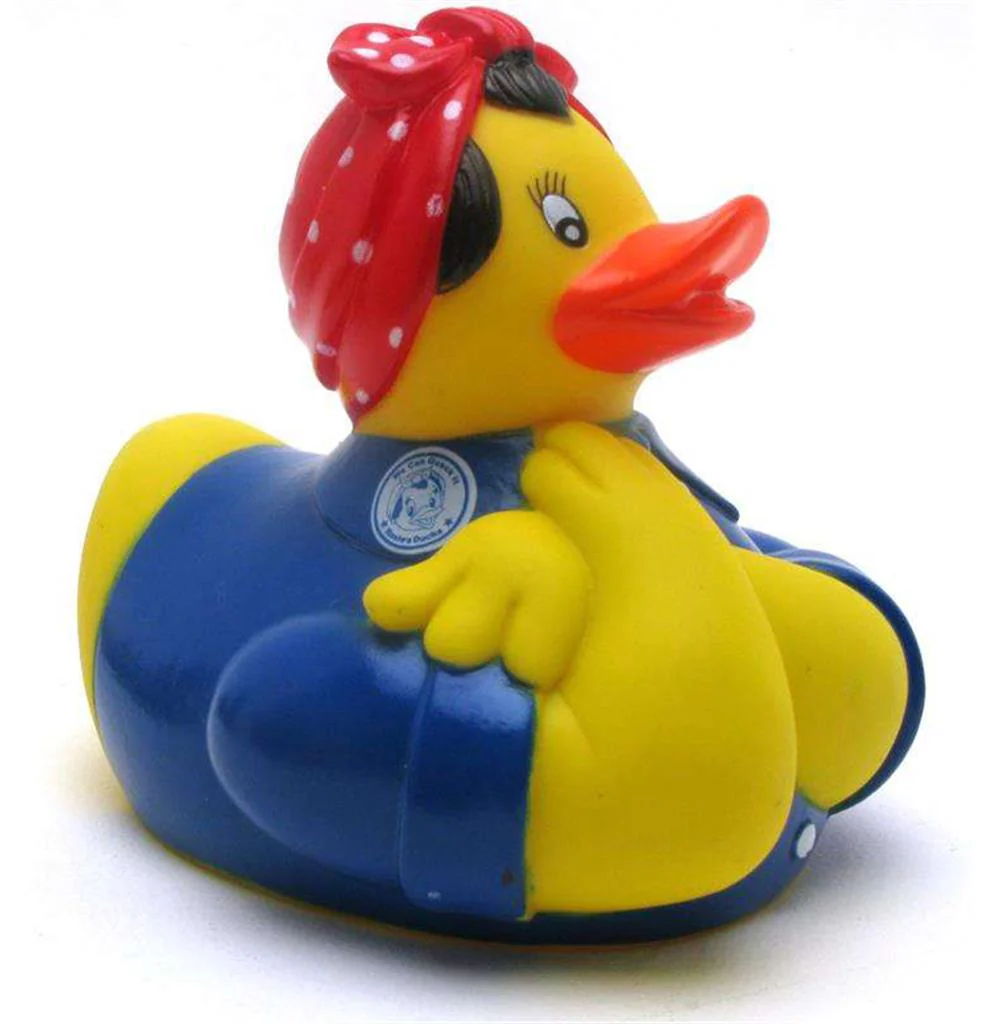 Rosie the Riveter Rubber Duck - Image 2