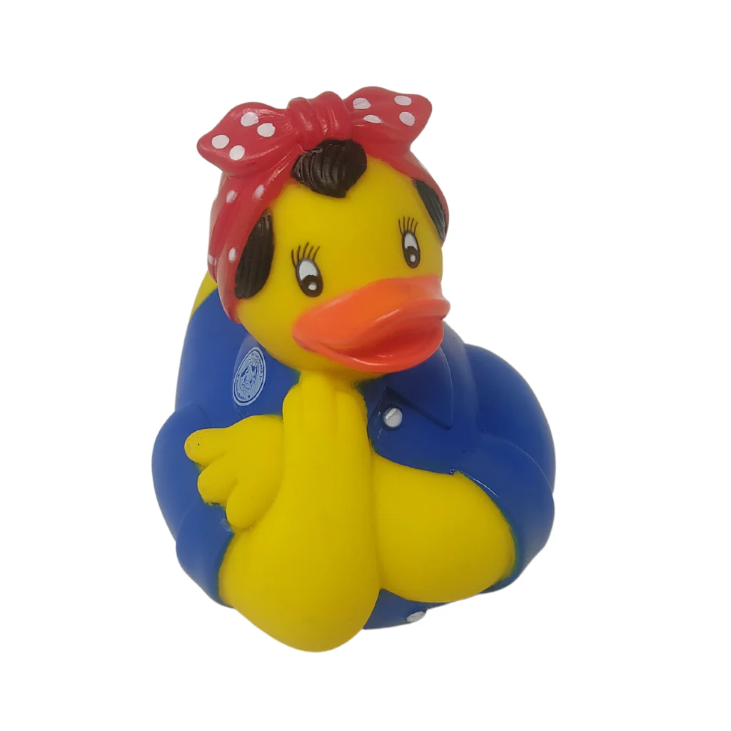 Rosie the Riveter Rubber Duck - Image 4