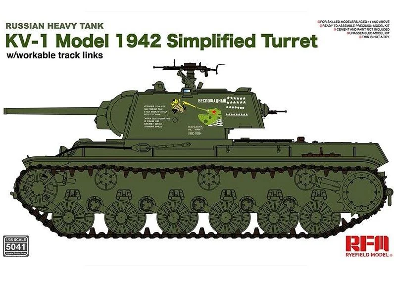 Ryefield Model 1/35 KV-1 Model 1942 Simplified Turret