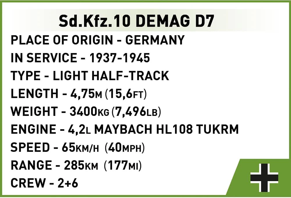 Cobi Sd.Kfz. 10 Demag D7 - Image 6