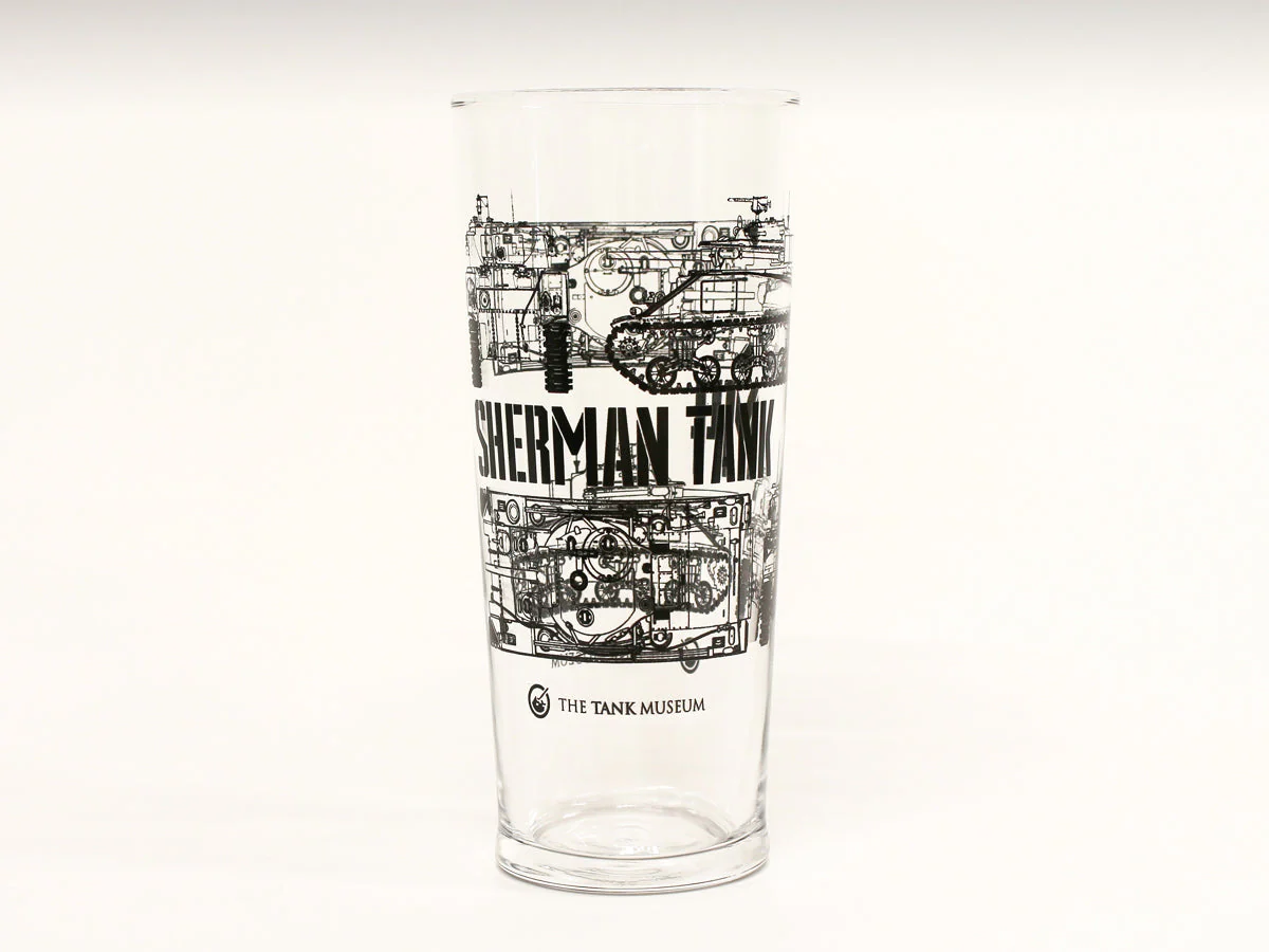 Sherman Blueprint Pint Glass - Image 3