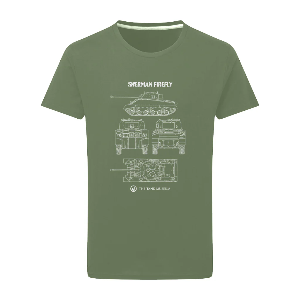 Sherman Firefly Blueprint T-Shirt - Image 2