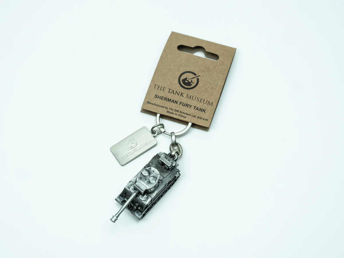 Sherman Fury Metal Keyring - Image 2