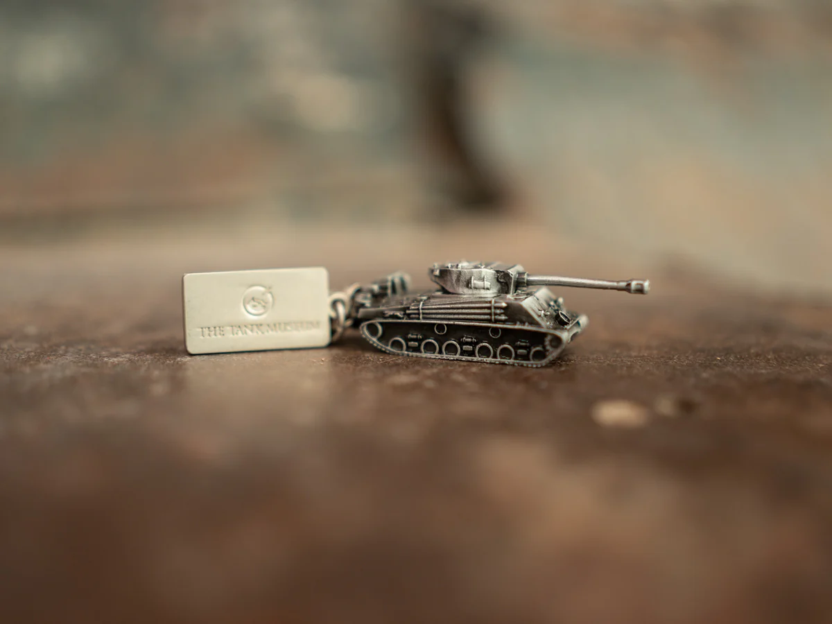 Sherman Fury Metal Keyring - Image 3
