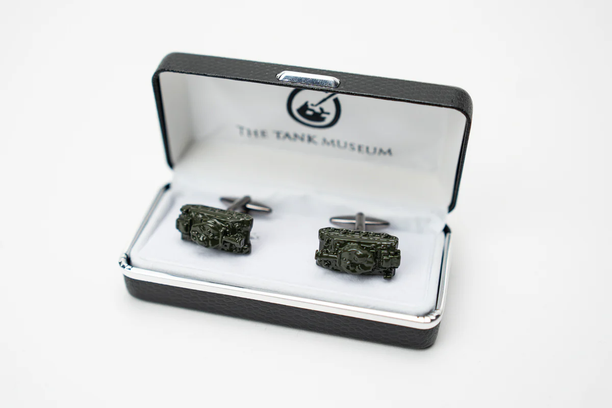 Sherman Fury Tank Cufflinks - Image 2