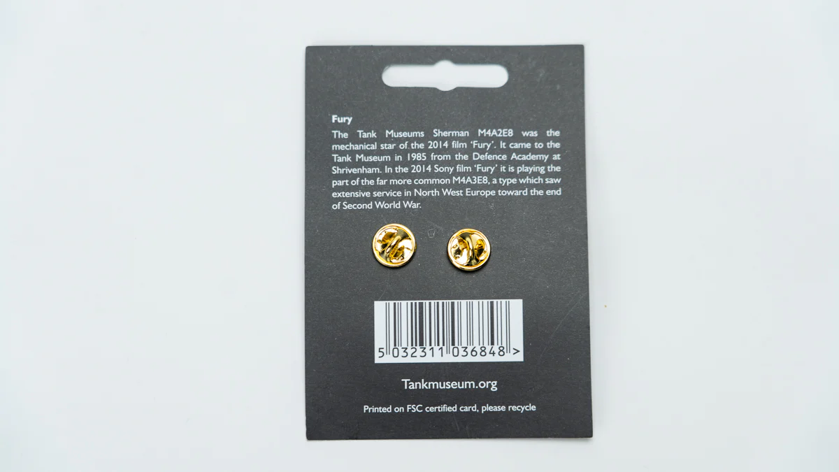Sherman Fury Tank Pin Badge - Image 5