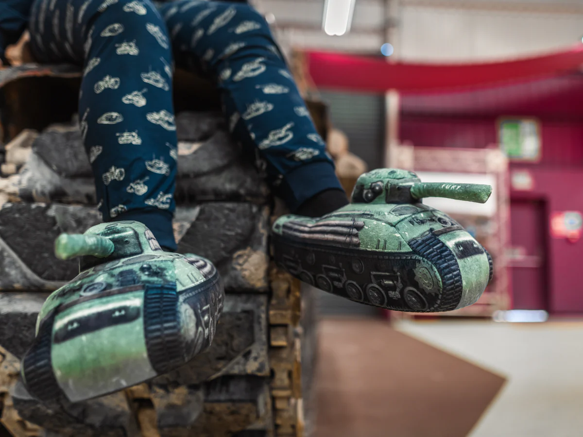 Sherman Fury Tank Slippers