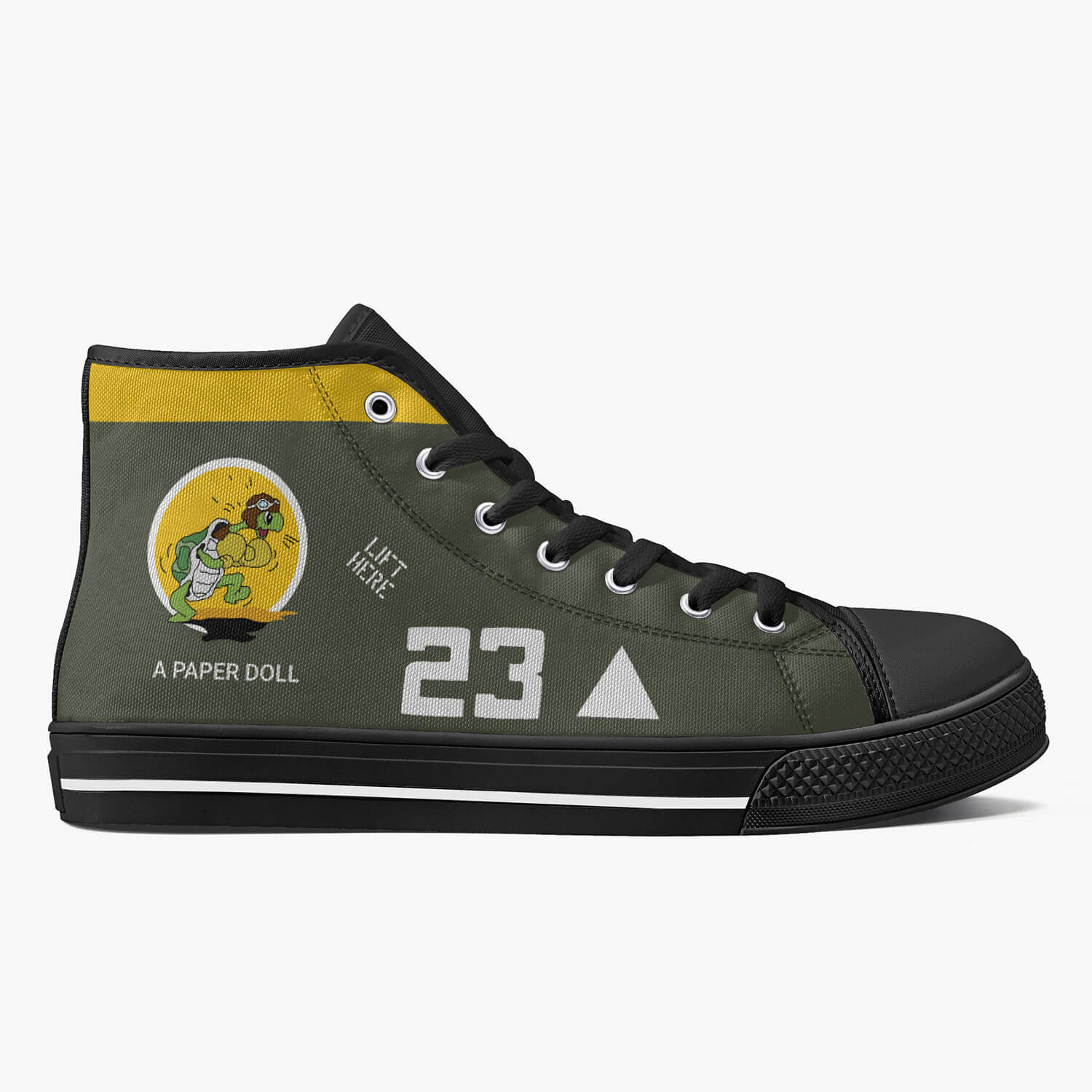 Sherman High Top Canvas Trainer - Image 5