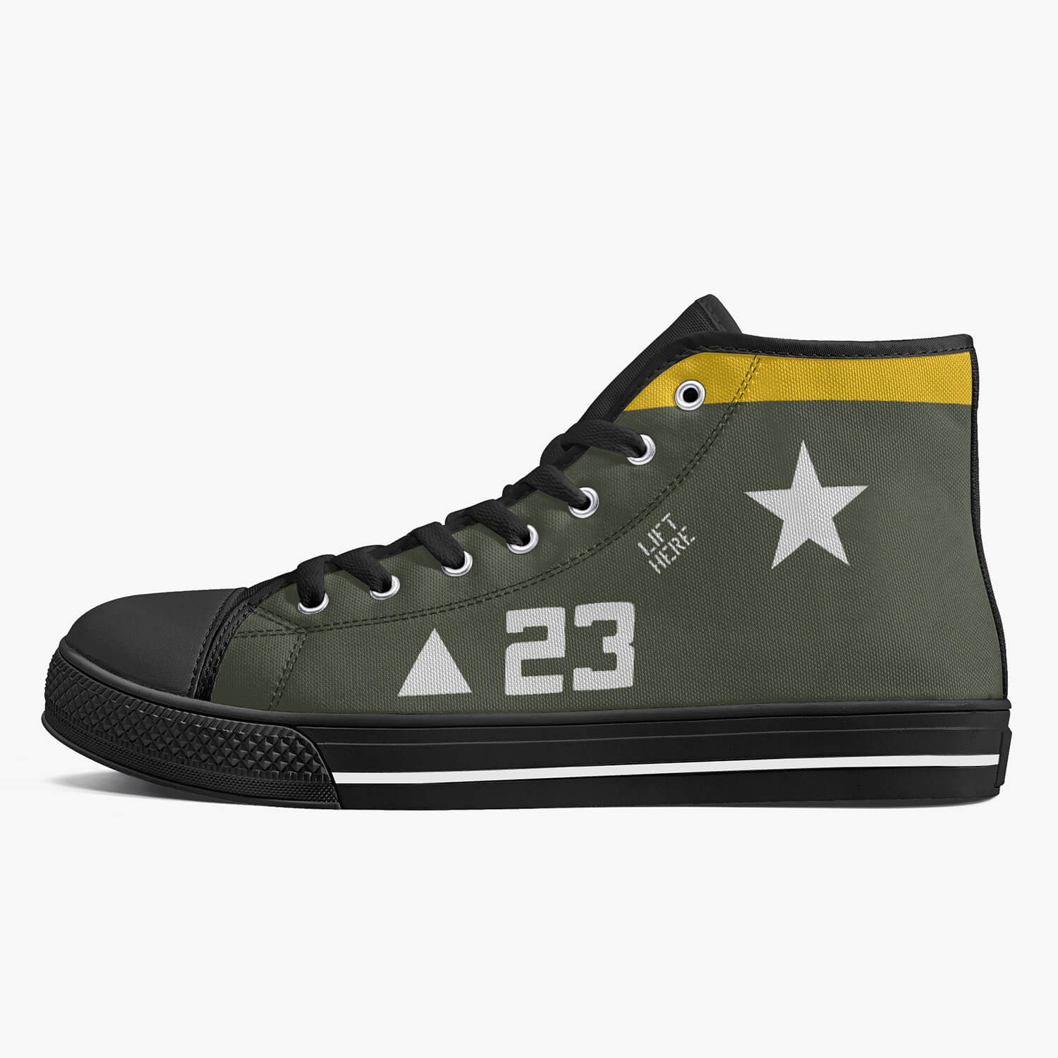 Sherman High Top Canvas Trainer - Image 6