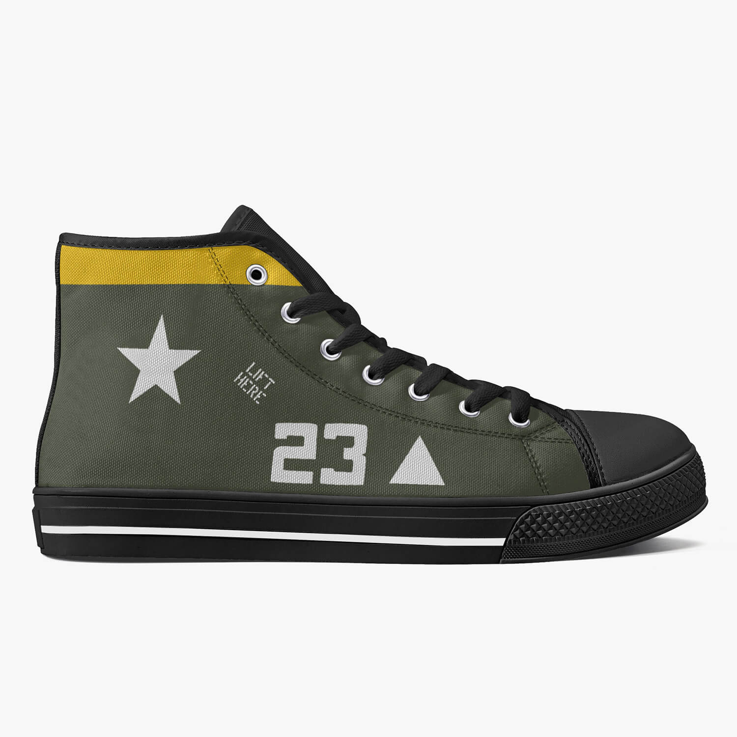 Sherman High Top Canvas Trainer - Image 7